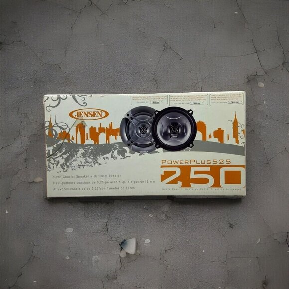 Car Audio Speaker Power Plus 525 5.25" 2-Way  Pair - Picture 1 of 12
